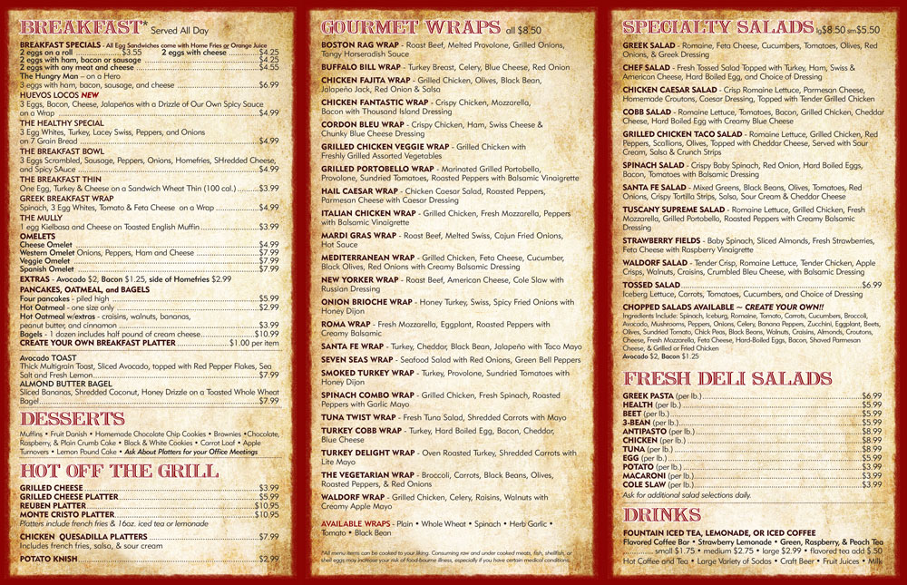 Back Country Deli, sandwiches, breakfast, lunch, catering, Yaphank, www