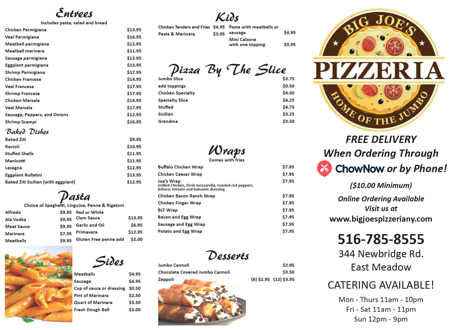Big Joes Pizzeria, Pizza, Catering