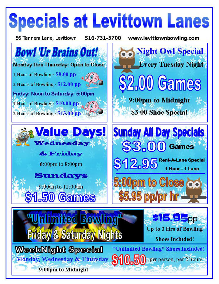 Bowling coupons nj
