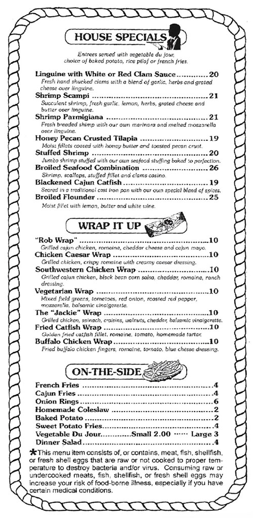 Chowder Bar Restaurant Bayshore Restaurants