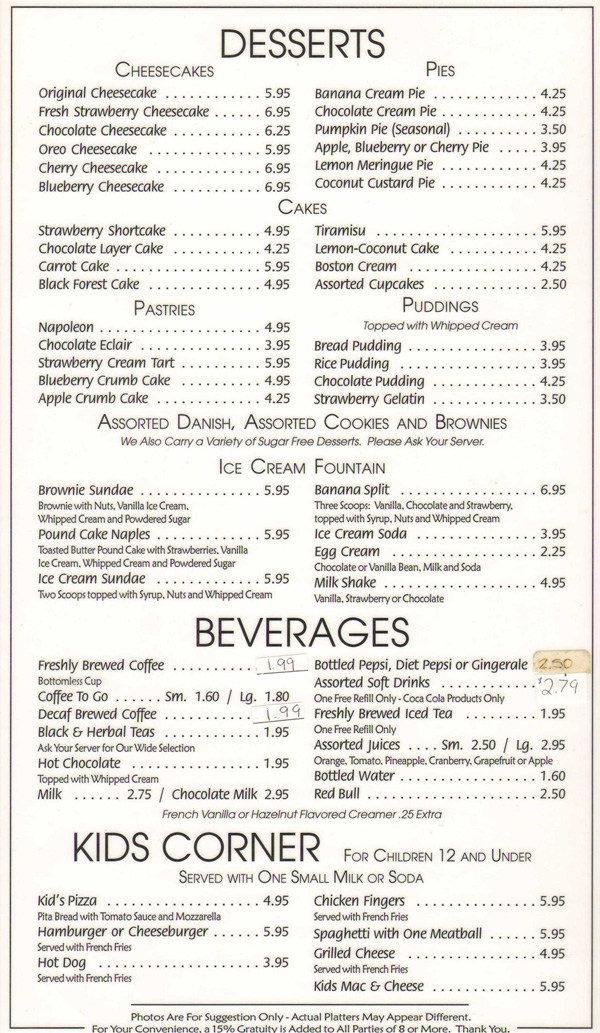 Crystal Diner, Restaurant, Diner, Toms River, New Jersey