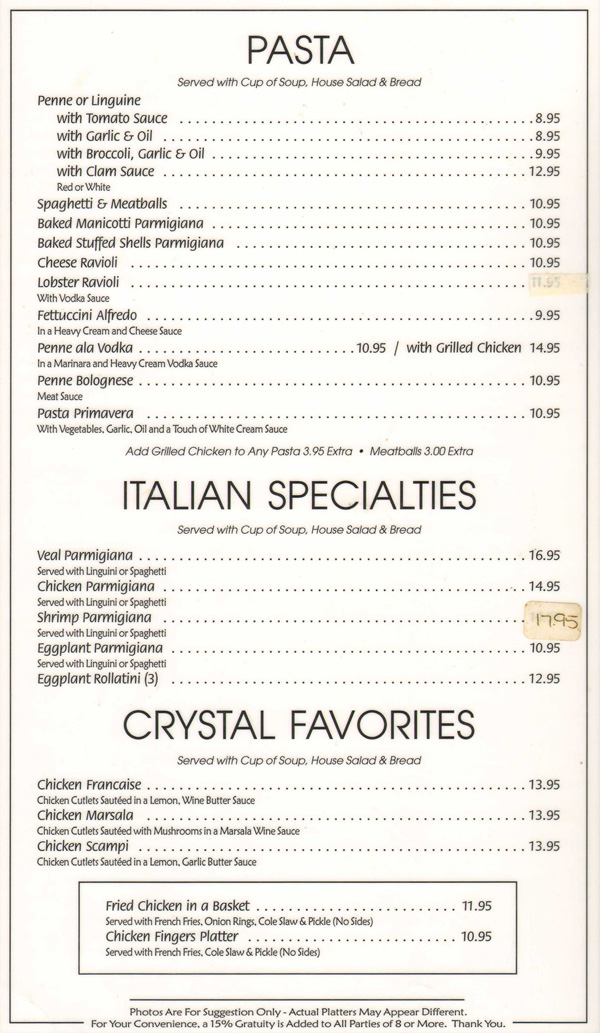 Crystal Diner, Restaurant, Diner, Toms River, New Jersey