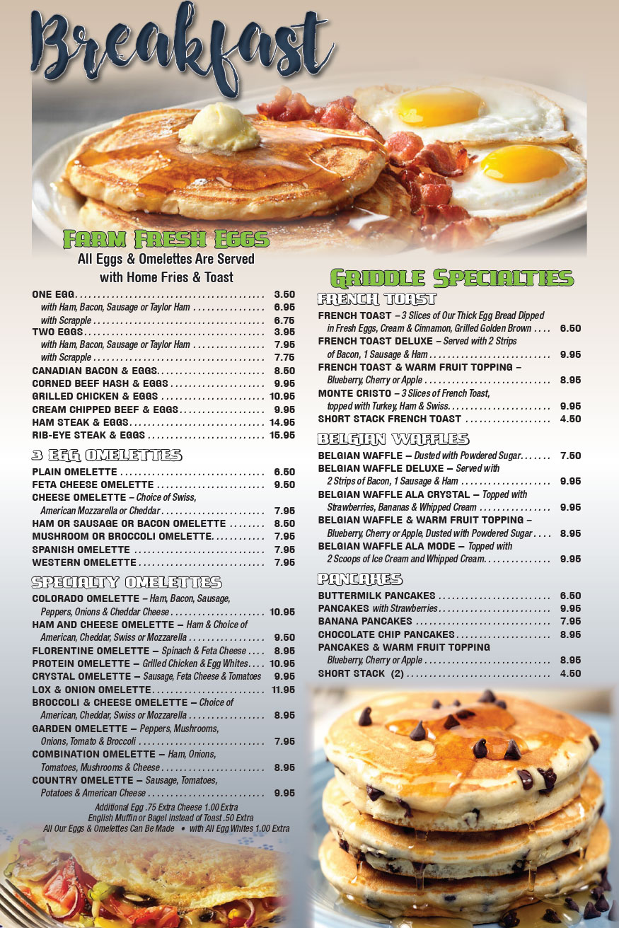 Crystal Diner, Restaurant, Diner, Toms River, New Jersey