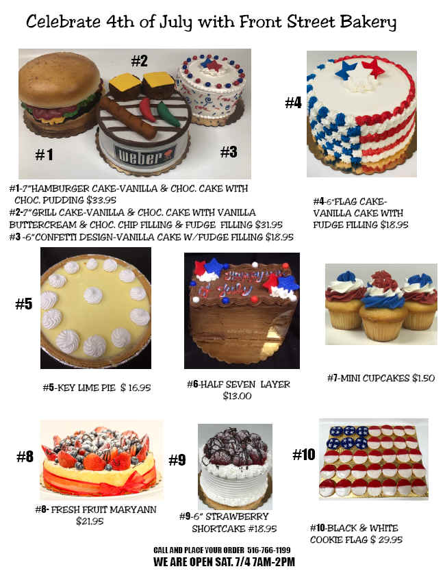 Long Island Bakery, Long Island Bakeries