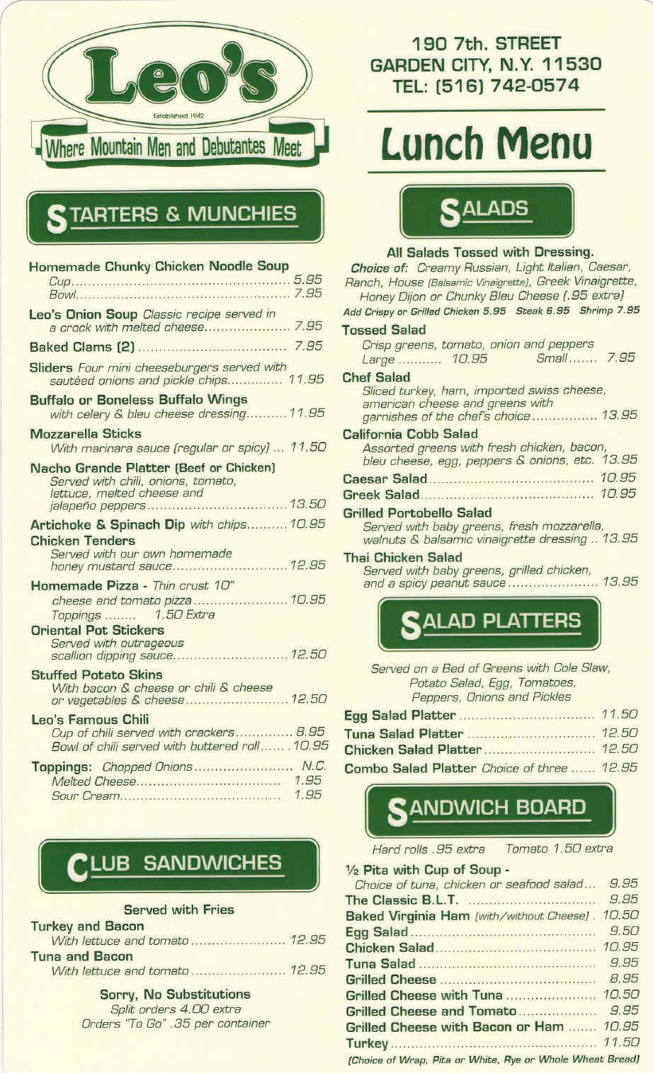 Check Out Our Menu