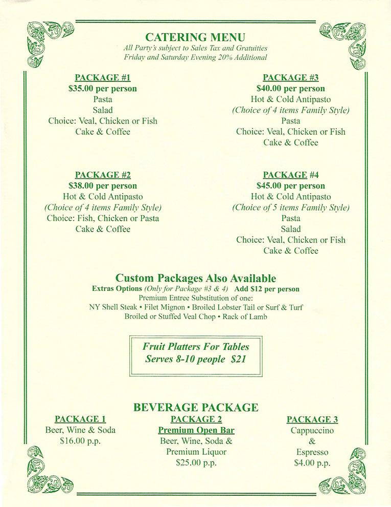 Tesoro Restaurant member of www