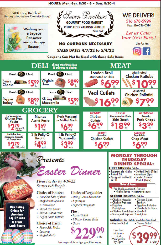 Seven Brothers Specials